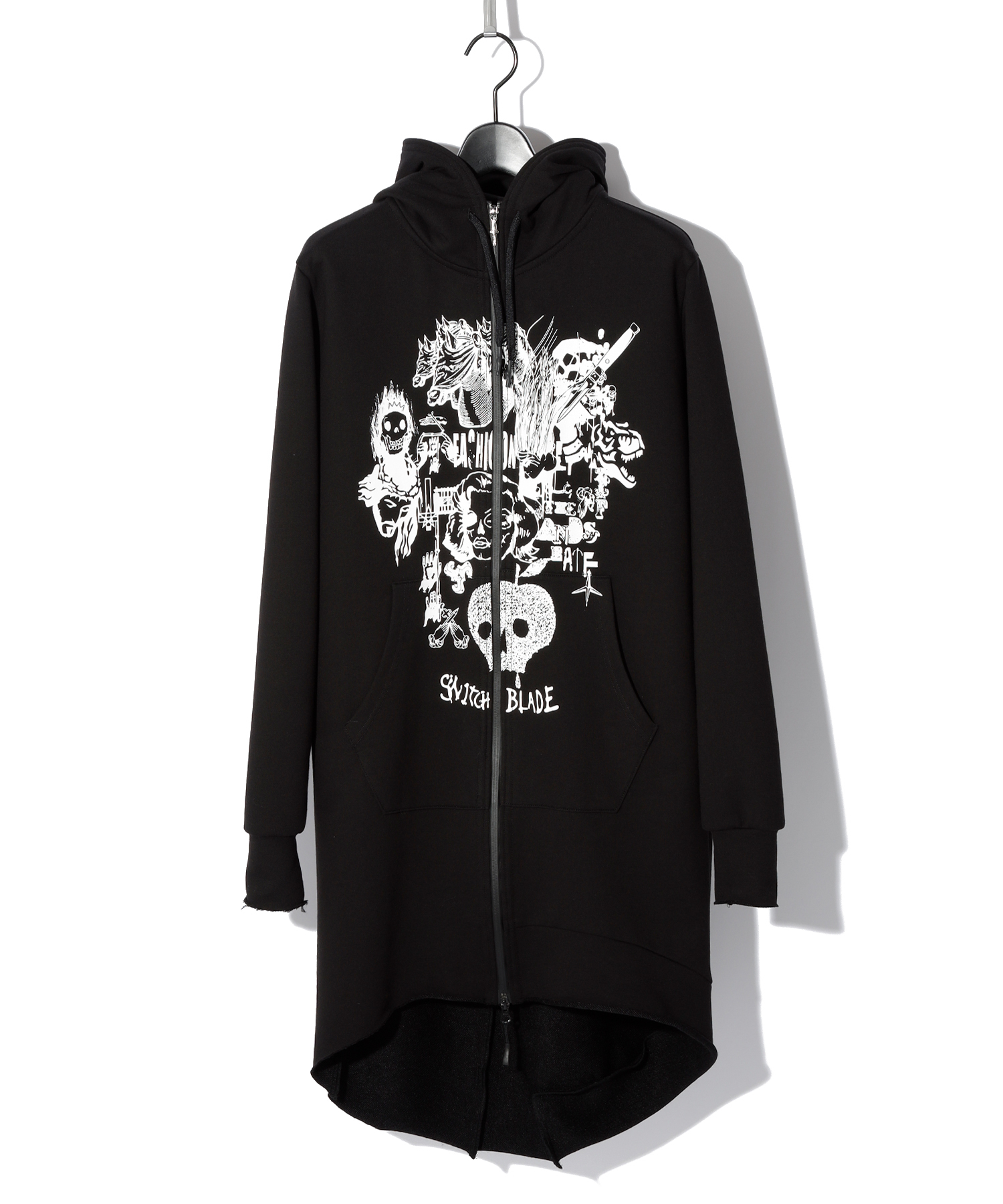 SWITCHBLADE × MAXSIX GRAPHICS ART LONG PARKA