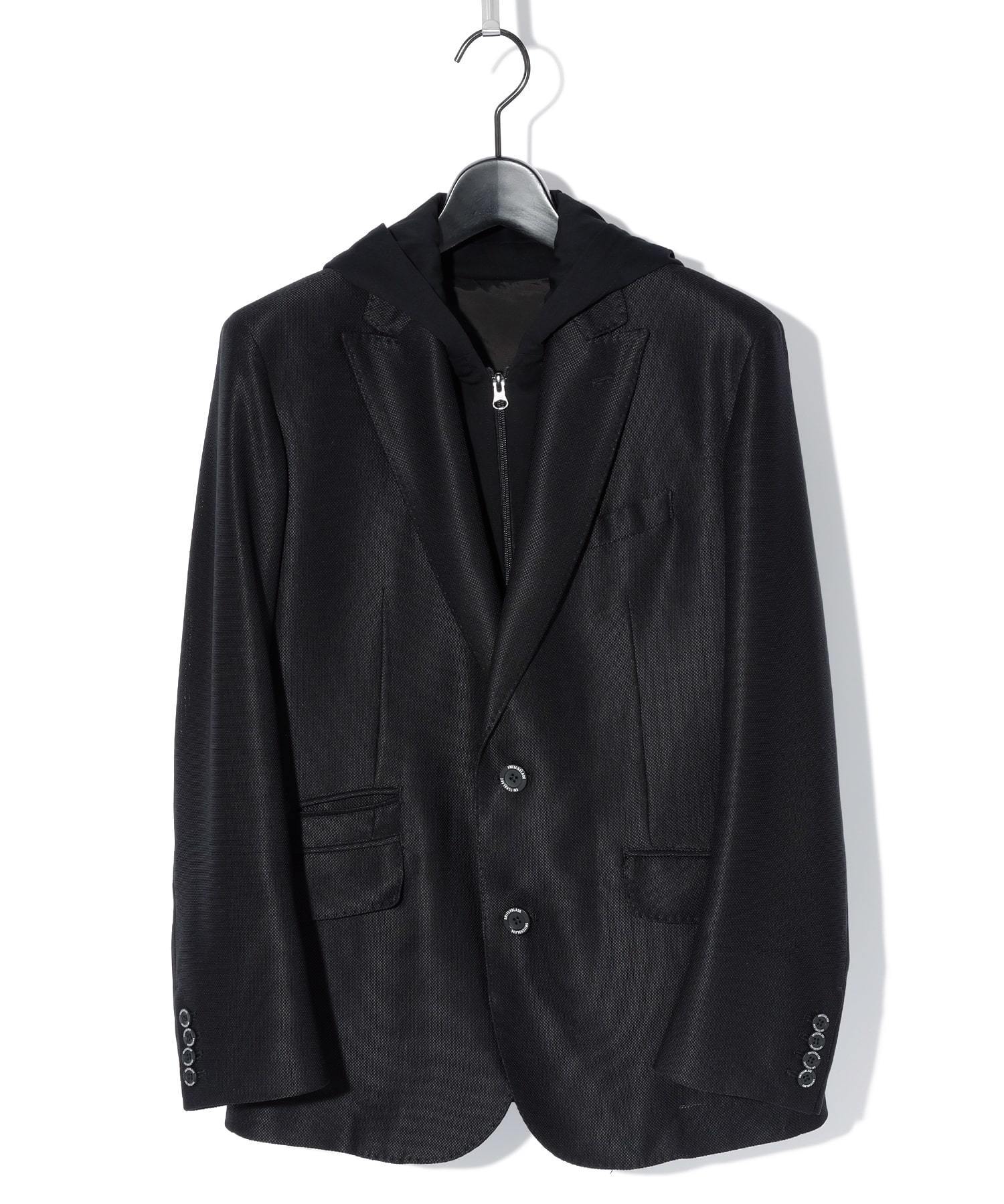 FAKE LAYERED HOODED JK