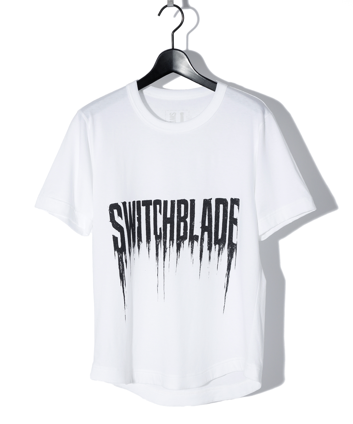 SMUDGED SB LOGO TEE [WHITE]