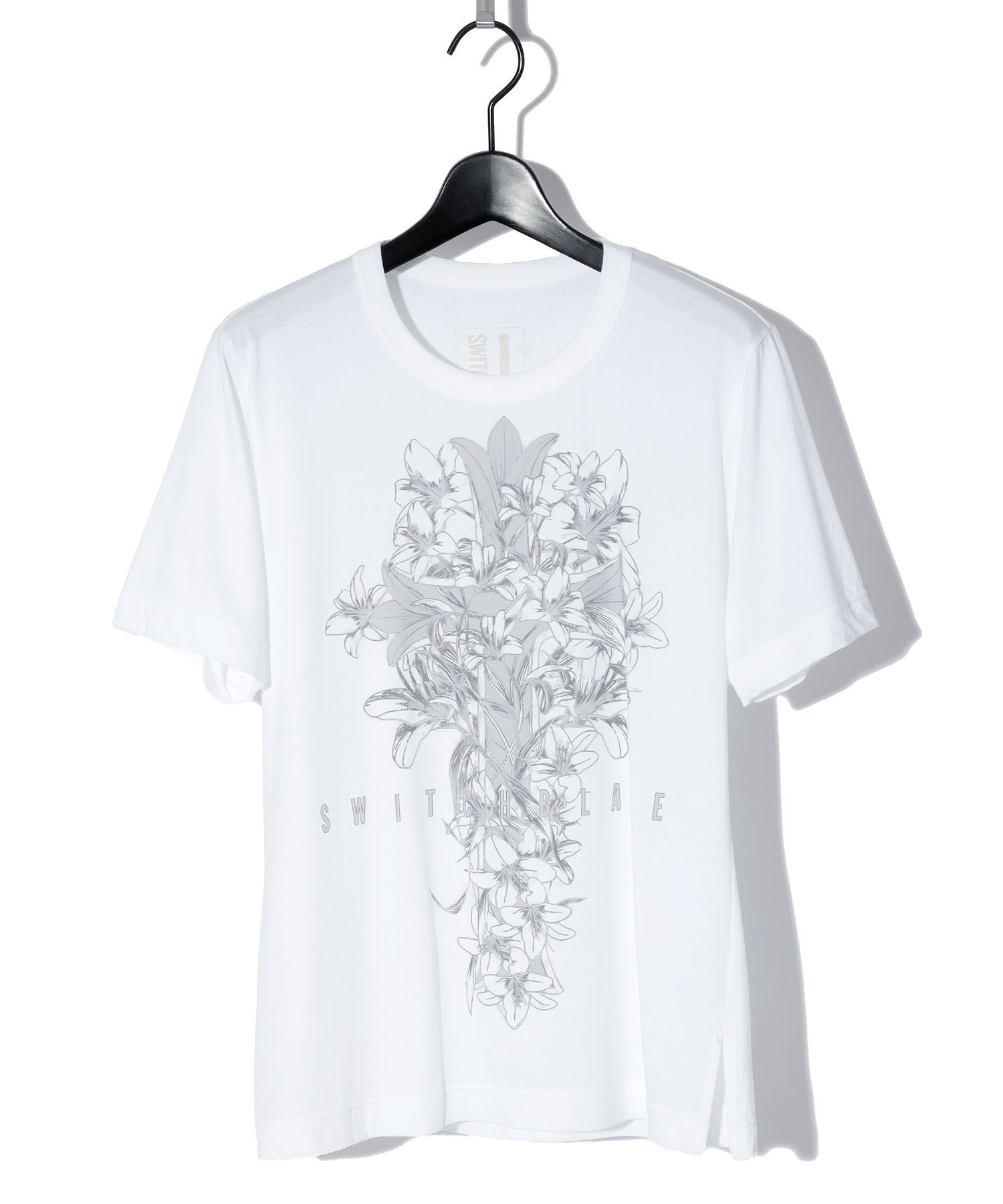 FLEUR DE LIS CROSS TEE［WHITE］